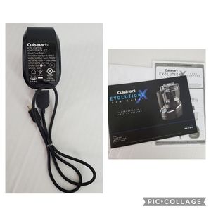 Cuisinart EvolutionX Mini Chopper AC Adapter Power Supply & Manual ONLY RMC-100